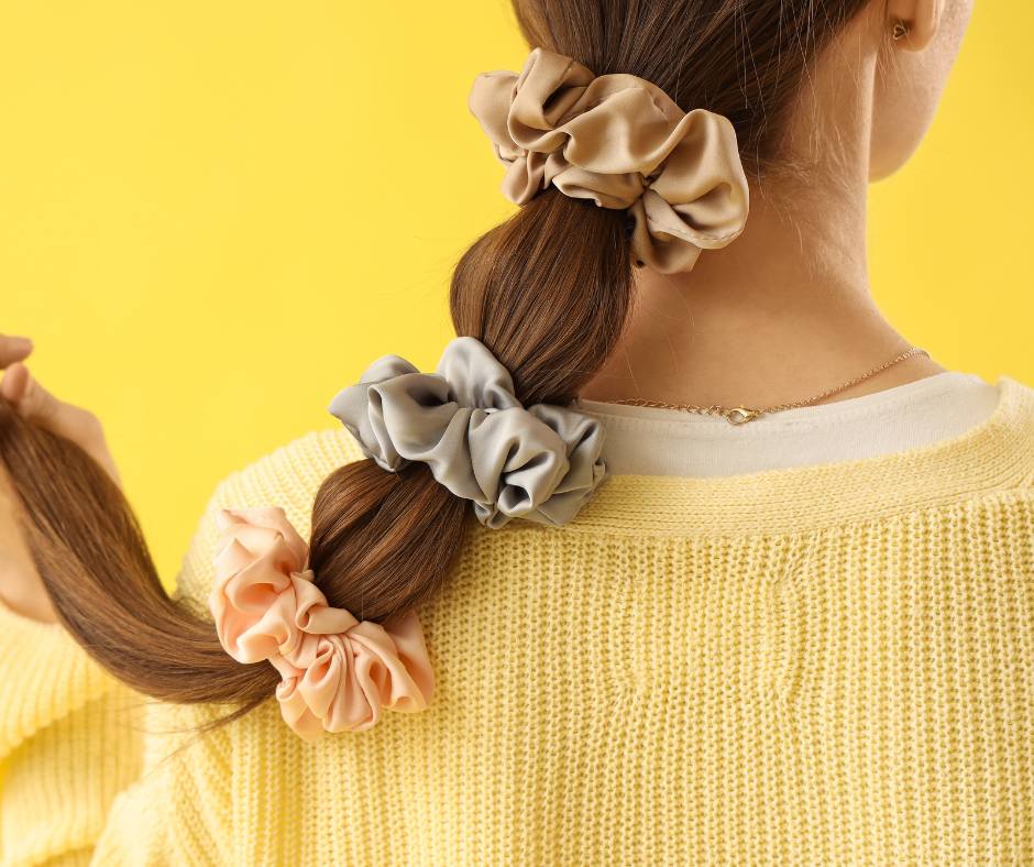 cheveux abîmés remède naturel chouchou satin