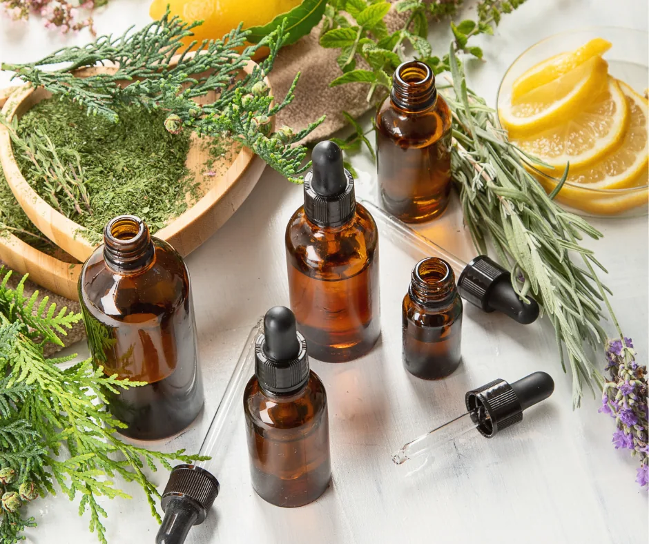 huiles essentielles pour cheveux gras citron romarin et lavance